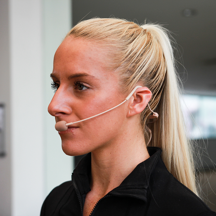 Beige PA Mic - spare cables