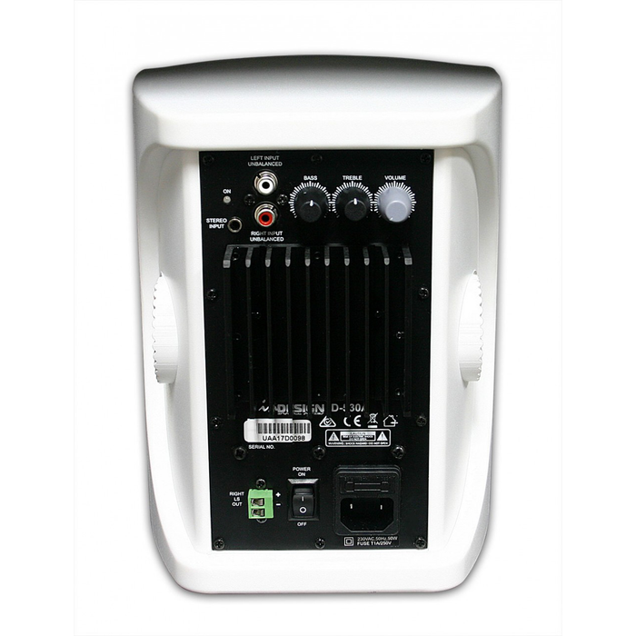 Powered + Passive Speaker Pair